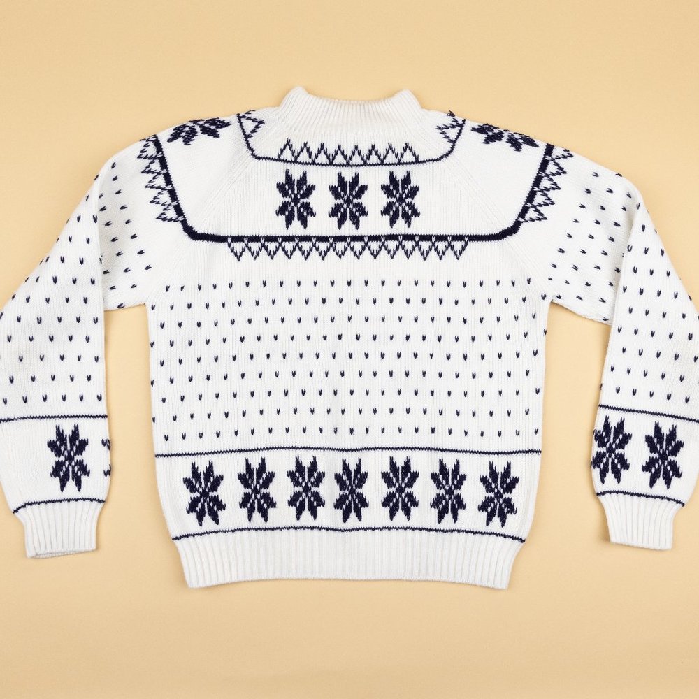 Vintage Small 100% Acrylic Nordic Sweater JCPenny